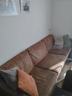 Mooie 3-zits Suede Bank - Netjes Onderhouden!, 250 tot 300 cm, Ophalen of Verzenden, Zo goed als nieuw, Rechte bank