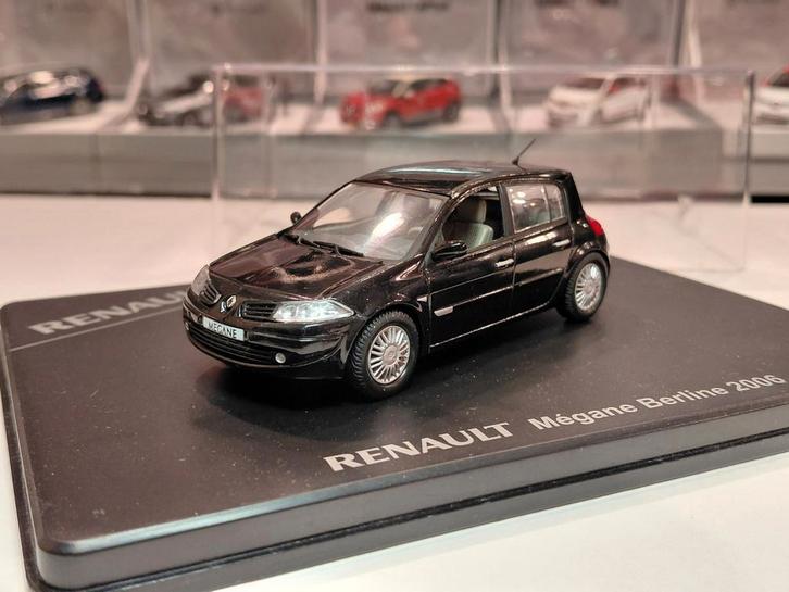 Renault Mégane II ph2 Berline 5p 2006-2009 zwart 1/43 Eligor, Hobby en Vrije tijd, Modelauto's | 1:43, Zo goed als nieuw, Auto