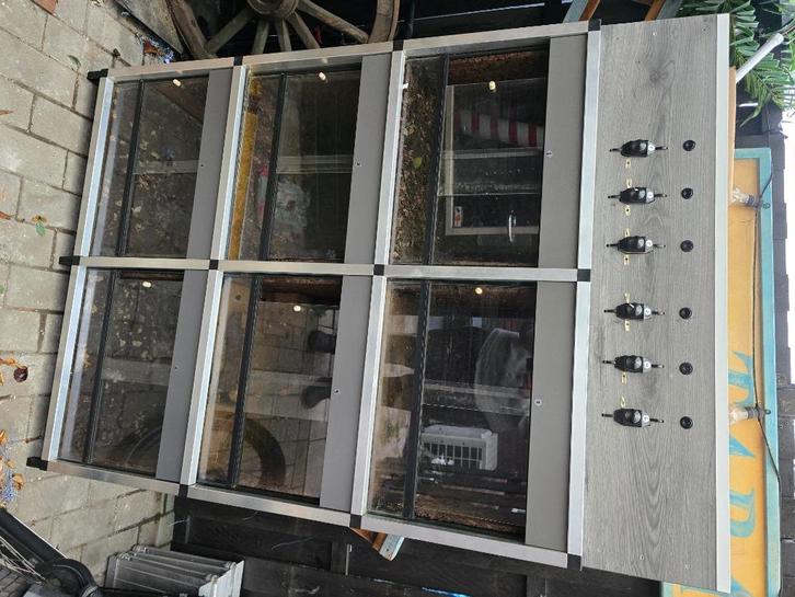 Terrarium stelling, Dieren en Toebehoren, Reptielen en Amfibieën | Toebehoren, Gebruikt, Terrarium of Paludarium, Ophalen