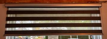 Duo rolgordijn zilver grijs 180x135cm beschikbaar voor biedingen