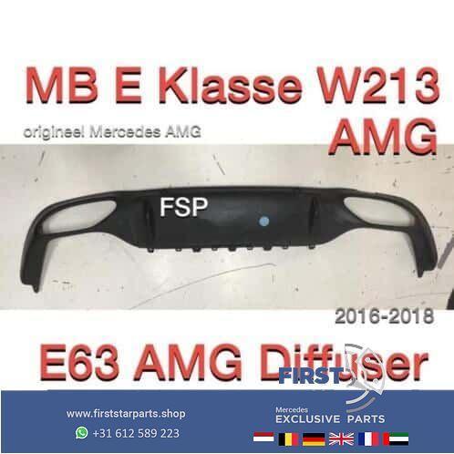 W213 E63 AMG Diffuser Mercedes E Klasse 2016-2018 origineel, Auto-onderdelen, Overige Auto-onderdelen, Mercedes-Benz, Gebruikt