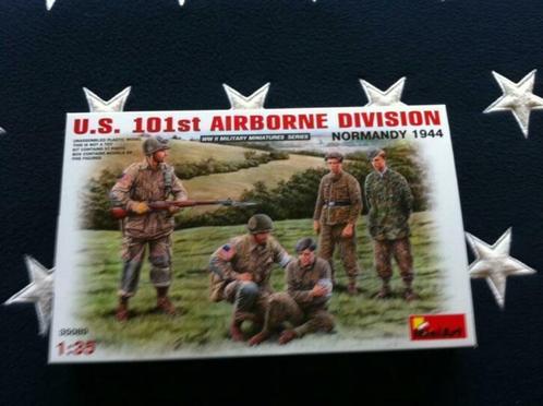 miniart 35089 U.S. 101st AIRBORNE DIVISION (NORMANDY 44 1/35, Hobby en Vrije tijd, Modelbouw | Figuren en Diorama's, Nieuw, 1:35 tot 1:50