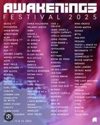 3 tickets + partybus AWAKENINGS zondag 13 juli, Tickets en Kaartjes, Evenementen en Festivals, Drie personen of meer