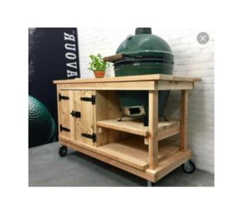 bbq meubel,buitenkeuken,egg,kamado,bastard,weber,urban,gril beschikbaar voor biedingen