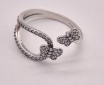 Pandora Zilveren Vlinder Ring - Maat 19, Sieraden, Tassen en Uiterlijk, Ringen, Verzenden, 19 tot 20, Zo goed als nieuw, Dame