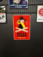 Emaille reclamebord Belga Van Der Elst Koekelberg, Ophalen