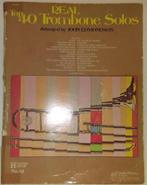 Top 40 real trombone solos (1968) bladmuziek boek, Ophalen of Verzenden, Gebruikt, Tenor