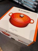 Le creuset baarpan, Ophalen of Verzenden, Zo goed als nieuw, Gietijzer, Koekenpan of Braadpan