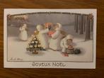 Kerstkaart kaart Joyeux Noël Pauli Ebner, Ophalen of Verzenden, Ongelopen, Feest(dag)