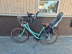 Burgers moederfiets met 2 Yepp kinderzitjes, 2 zitjes, Gebruikt, Dubbele standaard, Ophalen