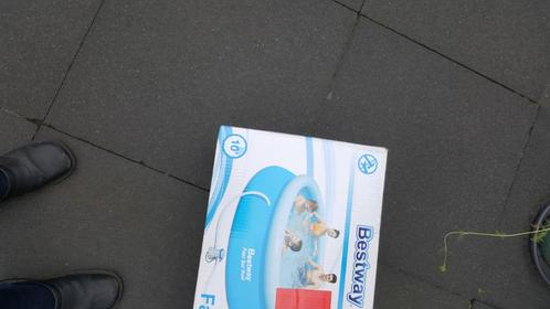 ZWEMBAD - 3.05 x 76 cm - met filterpomp en afdekzeil, Tuin en Terras, Zwembaden, Zo goed als nieuw, Opblaaszwembad, Rond, Ophalen
