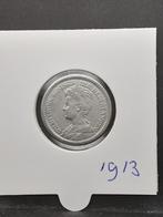 1/2 gulden 1913 Koningin Wilhelmina, ½ gulden, Zilver, Ophalen of Verzenden, Koningin Wilhelmina