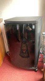 Vintage stereo platenspeler kast, Ophalen, Gebruikt, 50 tot 100 cm, Vintage met glazen deur