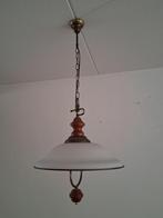Hanglamp van glas, Huis en Inrichting, Lampen | Hanglampen, Ophalen, Zo goed als nieuw, Minder dan 50 cm, Klassiek