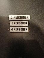 drie bordjes  van een lift, Antiek en Kunst, Antiek | Emaille, Ophalen of Verzenden