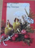 Kerst - Prettige Kerstdagen - groene kaarsen en hulst - 1993, Verzenden, 1980 tot heden, Gelopen, Overige thema's