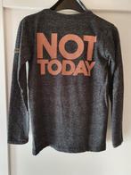 Longsleeve in antraciet maat 128-134, Kinderen en Baby's, Kinderkleding | Maat 128, Ophalen of Verzenden, Zo goed als nieuw, Jongen