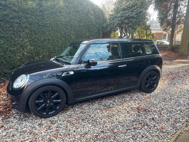 Mini Clubman 1.6 ONE 2009 Zwart, Auto's, Mini, Bedrijf, Clubman, Centrale vergrendeling, Climate control, Cruise Control, LED verlichting