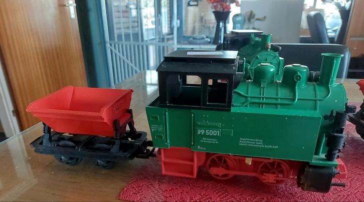 2 stuks Vintage LGB LEHMANN Trein, Hobby en Vrije tijd, Modeltreinen | H0, Gebruikt, Treinset, Gelijkstroom, Overige merken, Analoog