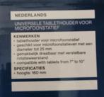 Tablethouder voor microfoonstandaard, Ophalen, Nieuw