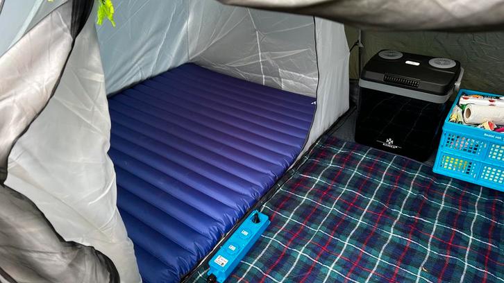 ZGAN! 2x obelink Atlantic Comfort bed double, Caravans en Kamperen, Tenten, Zo goed als nieuw, Ophalen of Verzenden