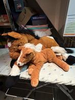 Knuffel Paard met Veulen Set, Kinderen en Baby's, Speelgoed | Knuffels en Pluche, Ophalen of Verzenden, Gebruikt, Paard