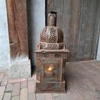 Grote oosterse lantaarn windlicht roest *Etage3*, Huis en Inrichting, Gebruikt, ., Ophalen of Verzenden, .