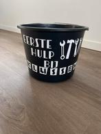 Bedrukte Emmer Eerste Hulp Bij Klussen, Ophalen, Nieuw, Kunststof, Met handgreep