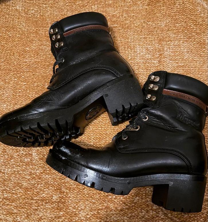 Stoere Panama Jack schoenen maat 38 - AANRADER!, Kleding | Dames, Schoenen, Zo goed als nieuw, Lage of Enkellaarzen, Zwart, Ophalen of Verzenden