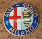 Emaille bordje alfa romeo formaat deurpostje, Antiek en Kunst, Ophalen of Verzenden