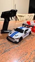 RC Ford Mustang met LED, driftwielen & racebaan accessoires, Hobby en Vrije tijd, Ophalen of Verzenden, Zo goed als nieuw, Overige schalen