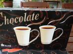 nieuw schocolade bekers en espresso set in doos, Overige typen, Nieuw, Ophalen of Verzenden, Overige stijlen