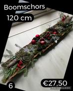 Groot Boomstamdecoratie met kerstversiering, Huis en Inrichting, Woonaccessoires | Kransen, Ophalen of Verzenden, Gebruikt