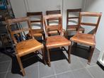 Antieke houten stoelen 6 stuks, Ophalen, Bruin, 2j.brabant@gmail.com, Zo goed als nieuw