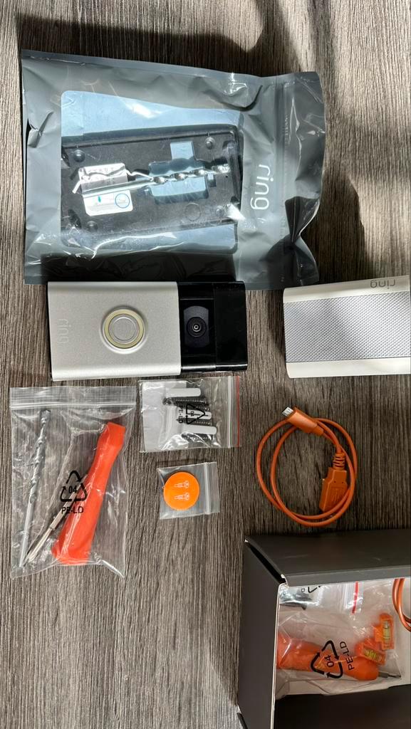 Ring deurbel met Chime – Compleet in doos, Huis en Inrichting, Deurbellen, Zo goed als nieuw, Ophalen of Verzenden