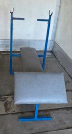 Bankdruk apparaat incline ! en biceps curl, Sport en Fitness, Ophalen of Verzenden, Zo goed als nieuw, Buik, Fitnessbank