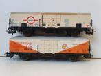 ELECTROTREN H0 1470+1471 Koelwagens Transfesa + Industrias, Overige merken, Gebruikt, Gelijkstroom of Wisselstroom, Wagon