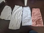 3x Hoeslakens + 1 molton wieg of wagen, Ophalen of Verzenden, Gebruikt, Wieg