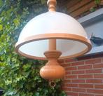 Mushroom hanglamp /licht hout Steinhauer look-trekpendel, Ophalen, Vintage /Steinhauer, Gebruikt, Metaal