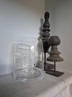 Stijlvolle vaas/windlicht van PTMD collection, Overige kleuren, Ophalen of Verzenden, Minder dan 50 cm, Glas
