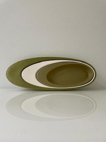 Set van 3 vintage ellips serveerschalen jaren ’50 beschikbaar voor biedingen