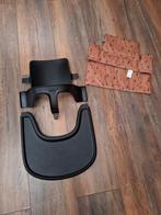 ️Zwarte babyset, playtray en kussen️, Ophalen, Zo goed als nieuw, Meegroeistoel, Stoelverkleiner