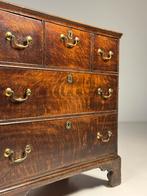 Engelse ladekast 18e eeuw eiken, Huis en Inrichting, Kasten | Ladekasten, Ophalen, Eikenhout, 50 tot 100 cm, Zo goed als nieuw