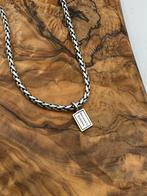“GEORGE XS” ketting buddha to buddha 60cm “NIEUW”, Ophalen of Verzenden, Zo goed als nieuw, Zilver, Zilver