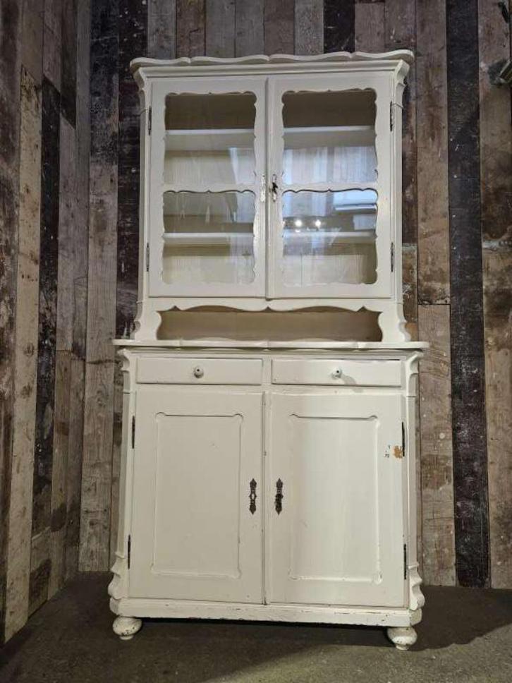 brocante buffetkast ``WOONWINKEL RUSTIEK``, Huis en Inrichting, Kasten | Buffetkasten, Gebruikt, 200 cm of meer, 50 tot 75 cm