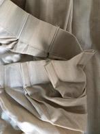 Luxe Crème/Beige Gordijnen - Dubbele Plooien, Huis en Inrichting, Crème, Ophalen of Verzenden, Zo goed als nieuw, 200 cm of meer