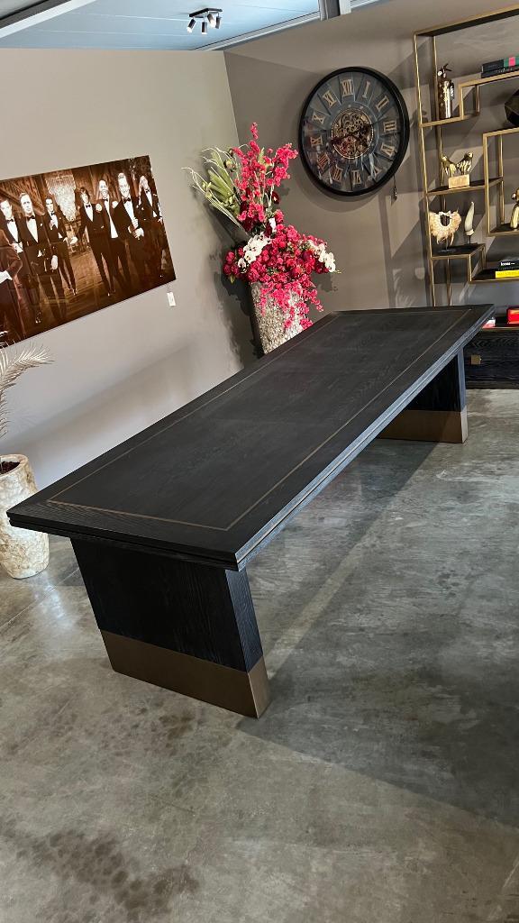 Richmond Hunter - eettafel 260cm, Huis en Inrichting, Tafels | Eettafels, Nieuw, Vijf personen of meer, Rechthoekig, Eikenhout
