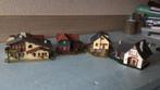4 huisjes van Kibri, Vollmer en Falles, Hobby en Vrije tijd, Modeltreinen | H0, Ophalen of Verzenden, Gebruikt, Brug, Tunnel of Gebouw