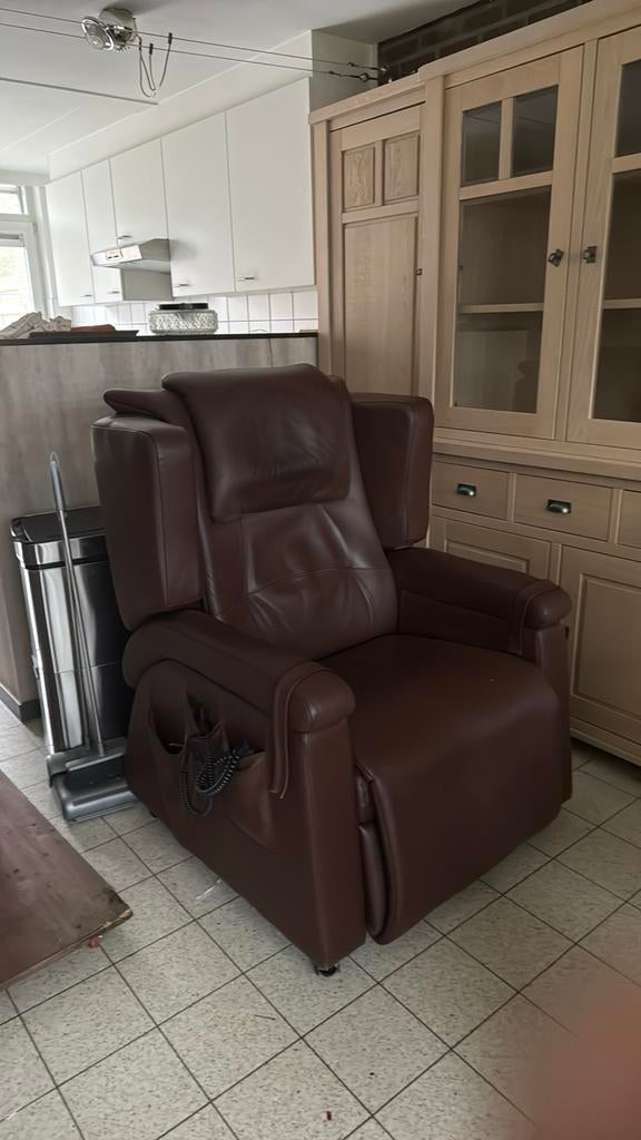 Relax obi max, Ophalen, Zo goed als nieuw, Leer, 125 cm of meer
