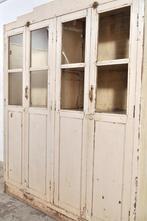 Vintage vitrinekast buffetkast servieskast teak jaren 50, Ophalen of Verzenden, Gebruikt